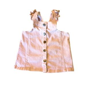 Jessica Simpson Pink Denim Baby Button-Down Dress